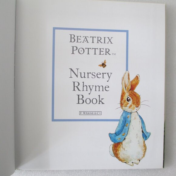 BEATRIX POTTER NURSERY RHYME BOOK - Picture 7 of 12